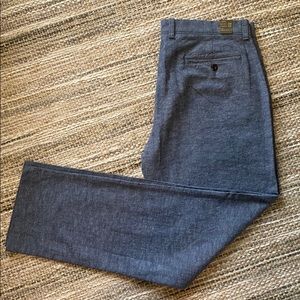 J. Crew Men’s Chambray Slacks 34/32 Slim